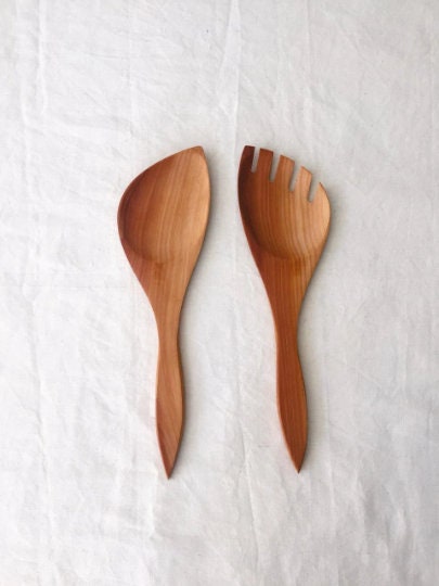 Wooden Salad Servers