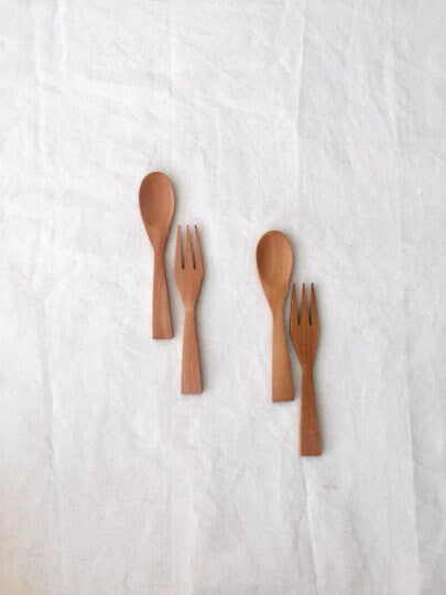 Wooden Table Spoon Set