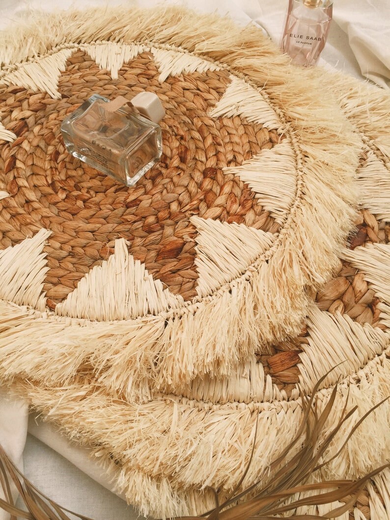 Set of 12 Boho Wall Basket and Wall Decor