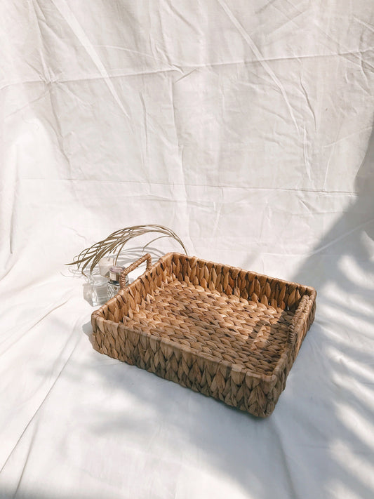 Rectangle Water Hyacinth Tray