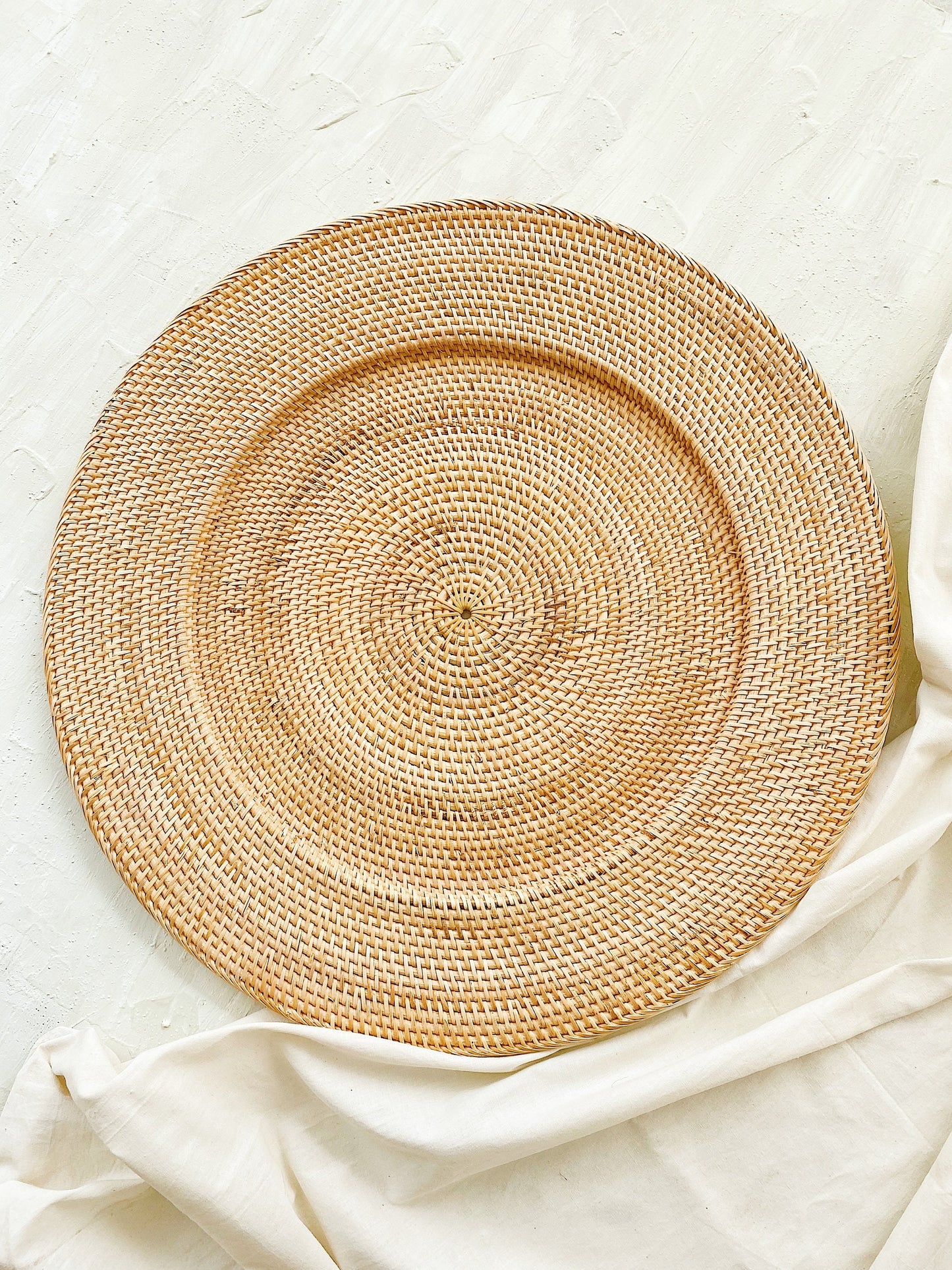Big Round Plate Rattan Wall Decoration