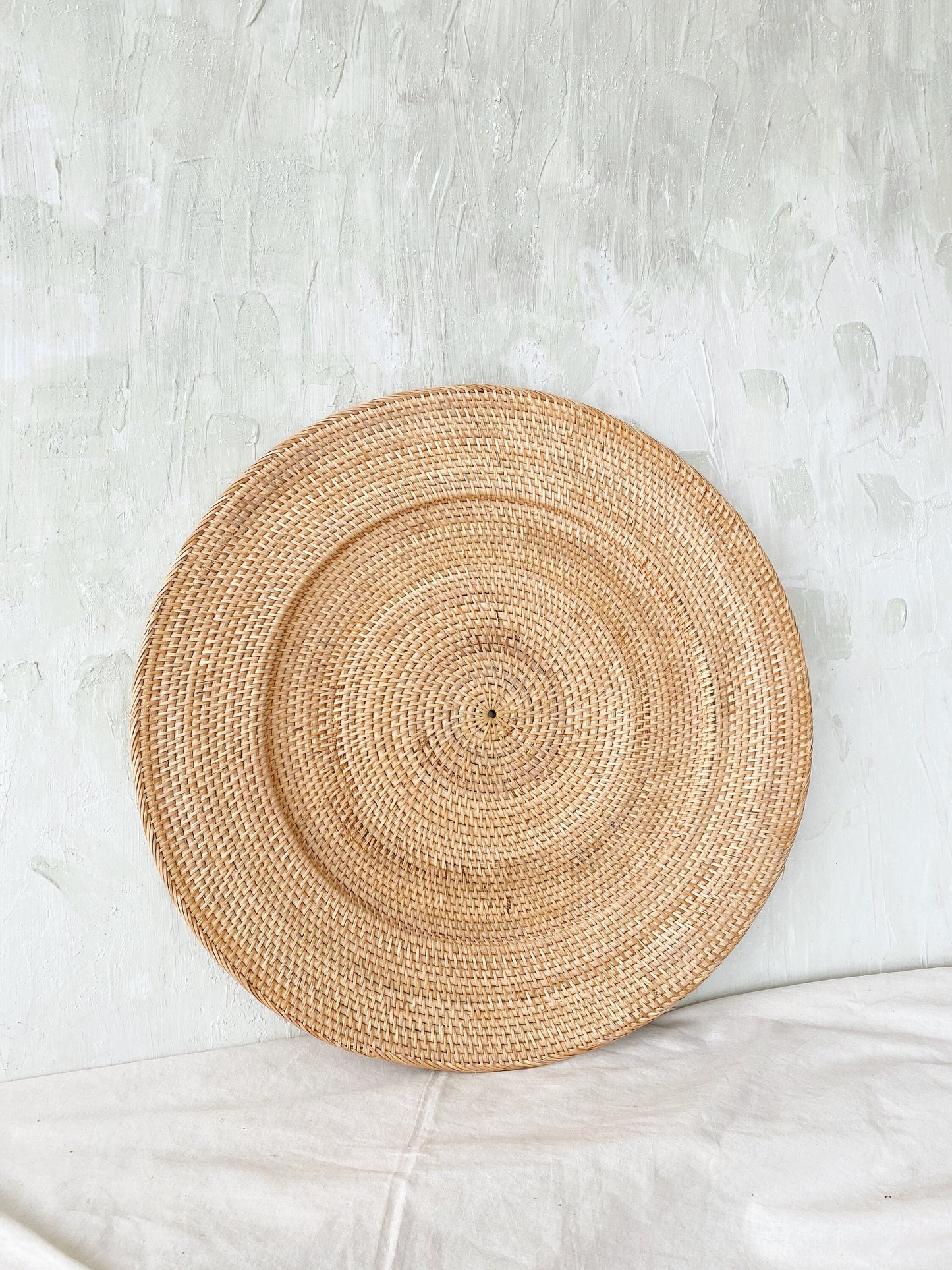 Big Round Plate Rattan Wall Decoration