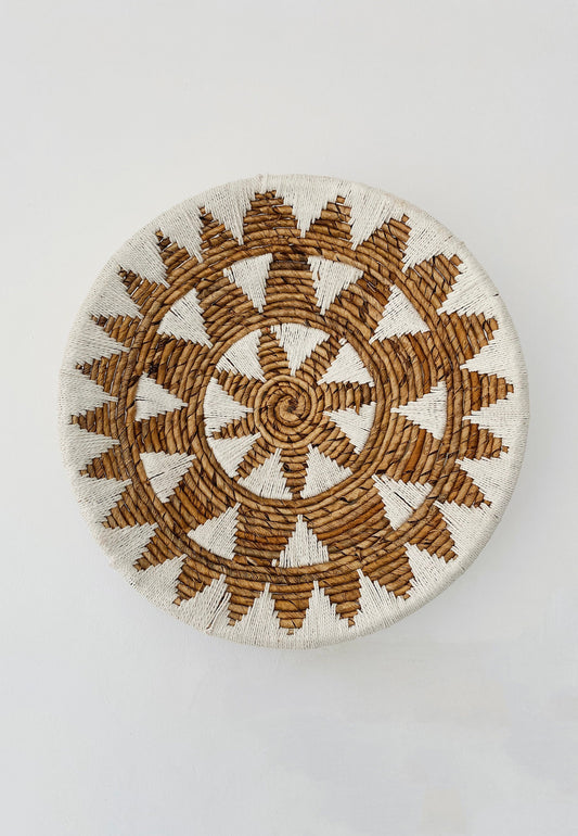 Bajo White Weave Star Wall Decor