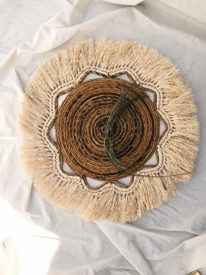 Set of 5 Boho Wall Basket