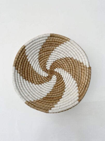 Set of 4 Big Boho Wall Basket & Wall Decor