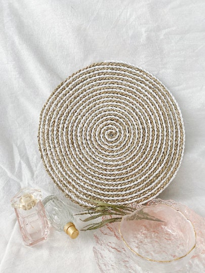 Set of 7 Boho Wall Basket & Wall Decor