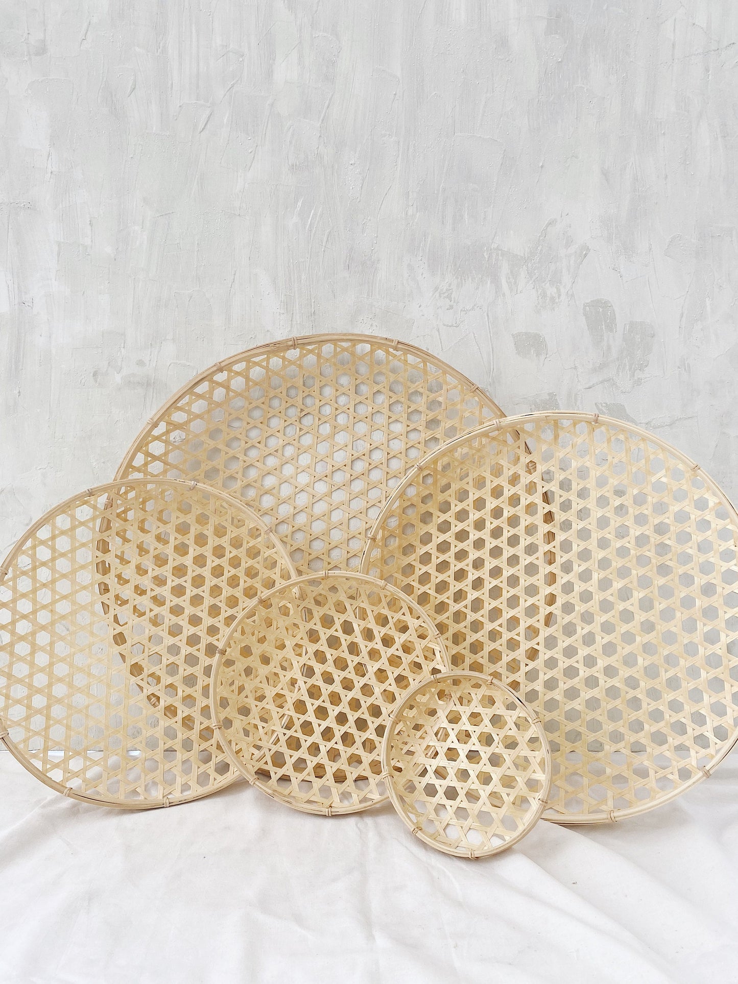 Big Round Bamboo Wall Decoration