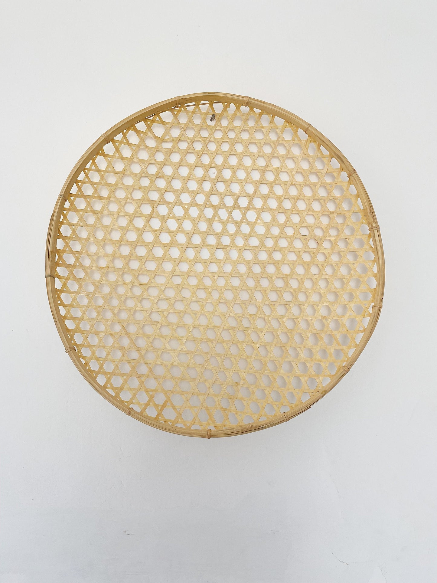 Big Round Bamboo Wall Decoration