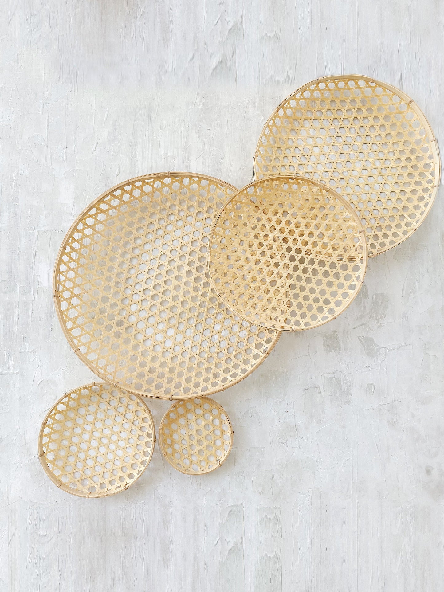 Big Round Bamboo Wall Decoration