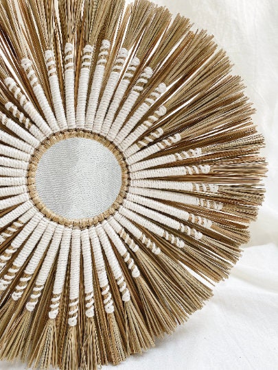 Set of 9 Boho Wall Basket & Wall Decor