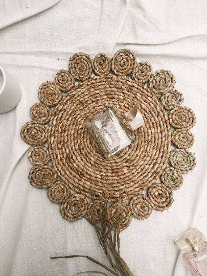 Set of 9 Boho Wall Basket & Wall Decor