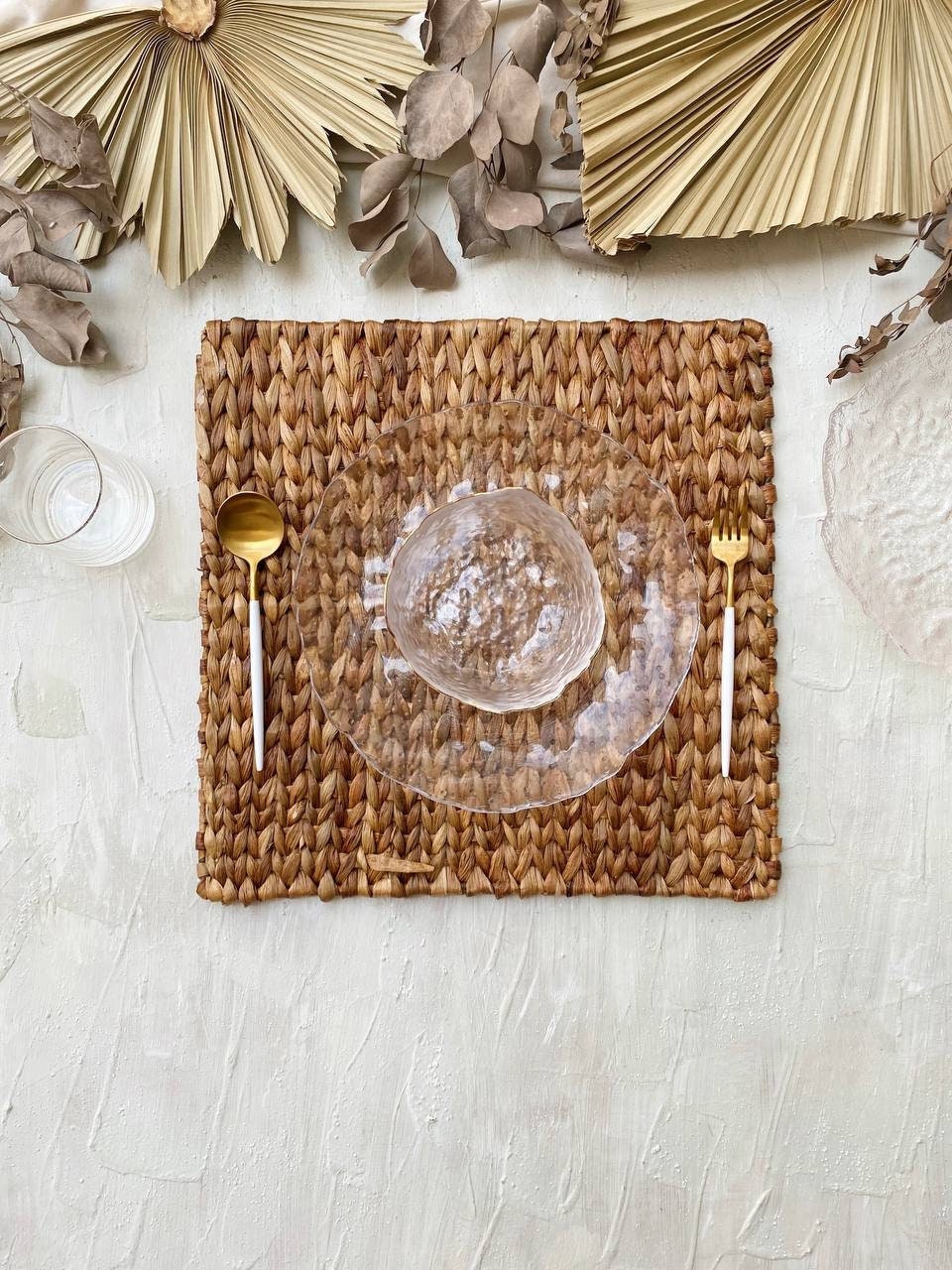 Square Water Hyacinth Placemat
