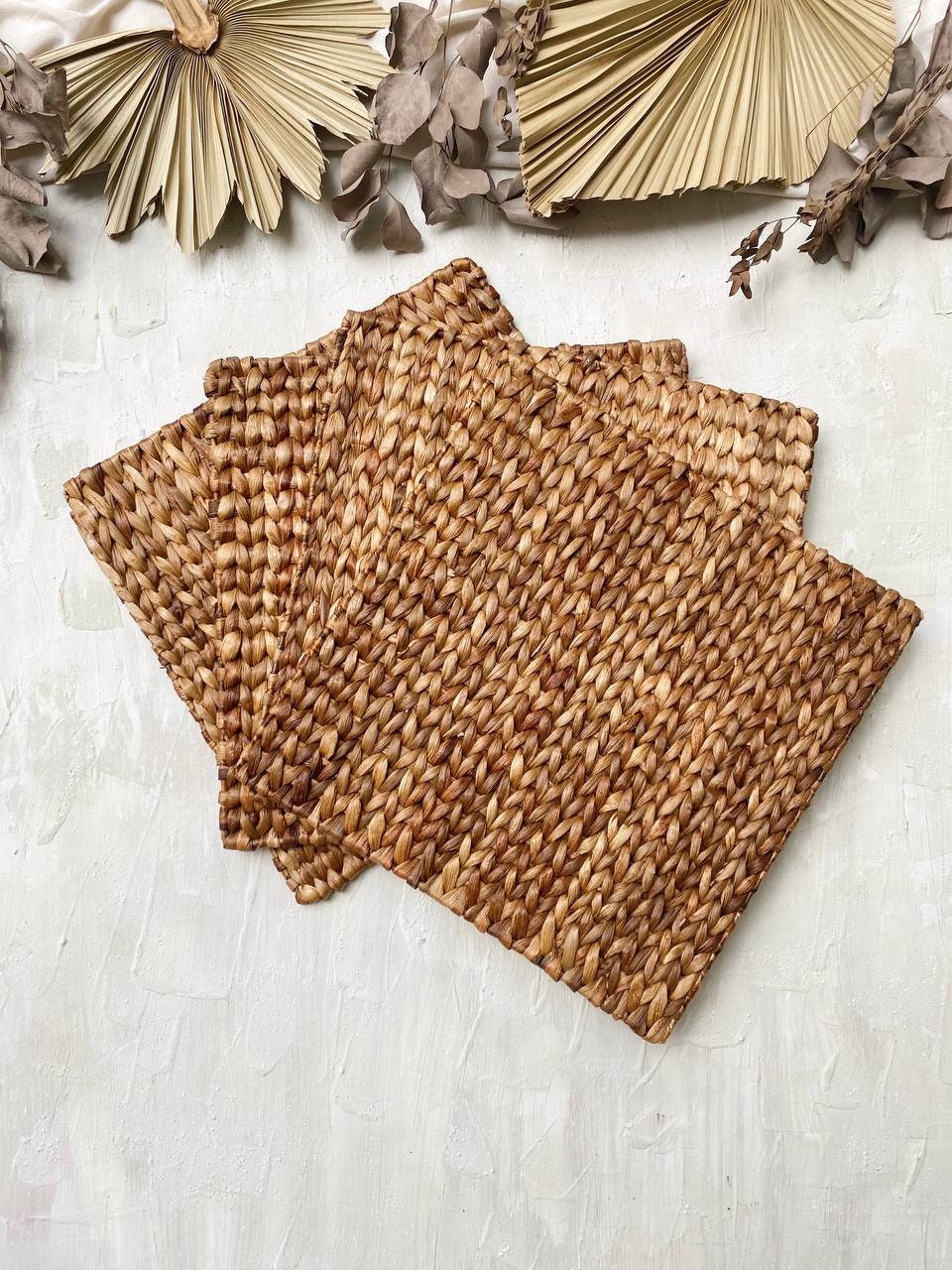 Square Water Hyacinth Placemat