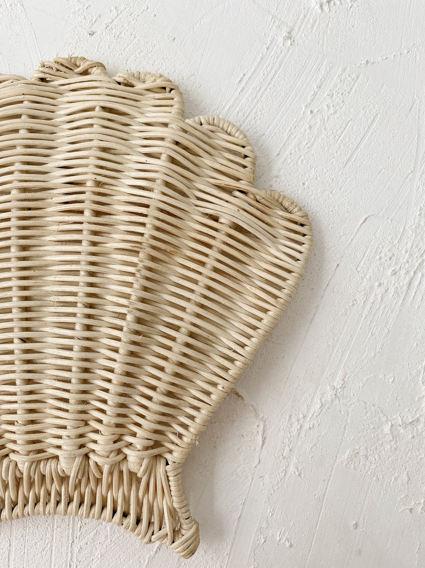 Set of 2 Shell Rattan