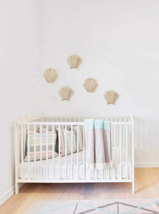 Set of 2 Shell Rattan