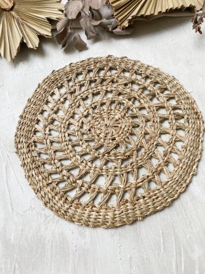 Set of 5 Boho Wall Basket with Fringe