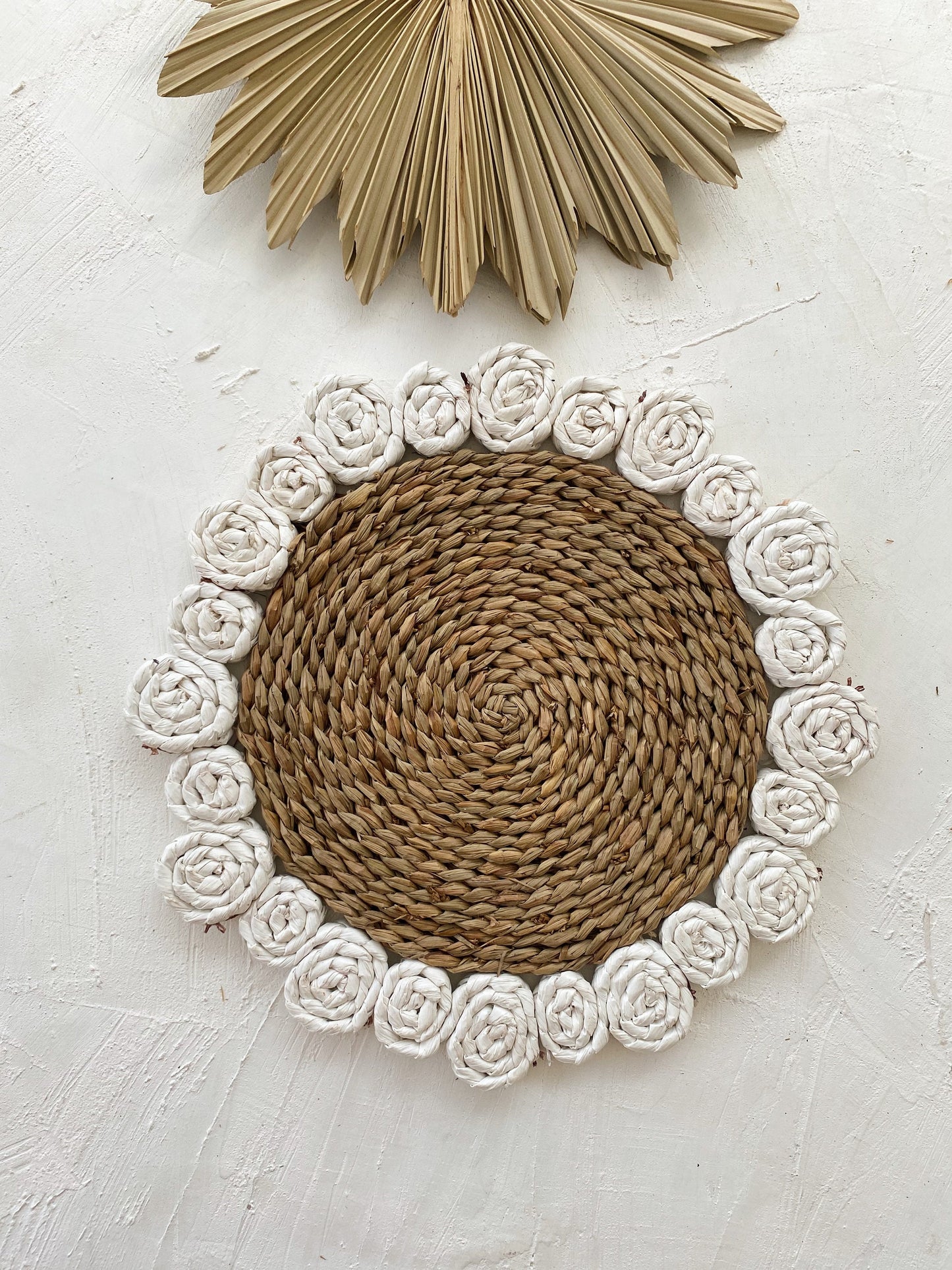 White Sunflower Style Placemat