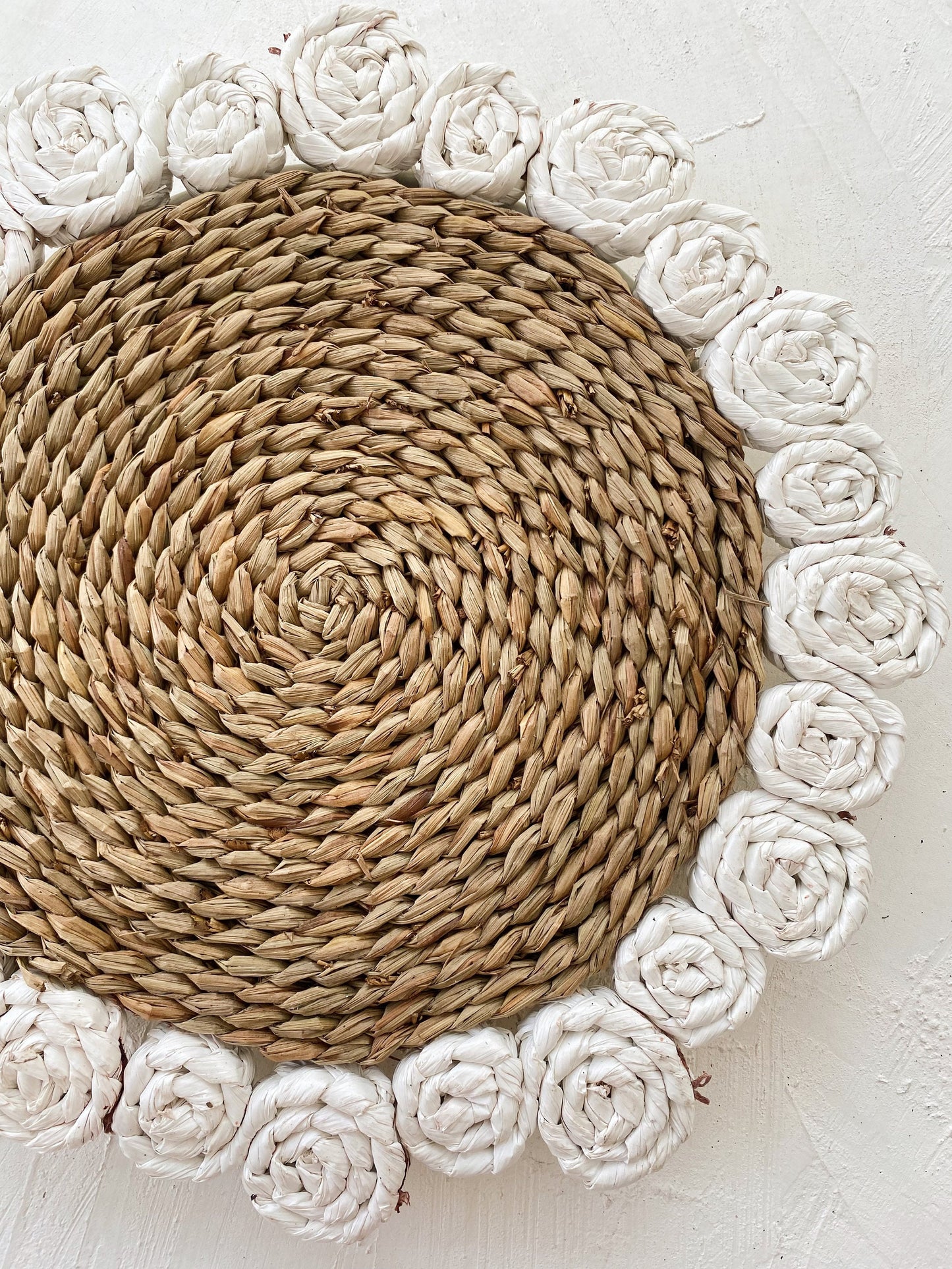 White Sunflower Style Placemat