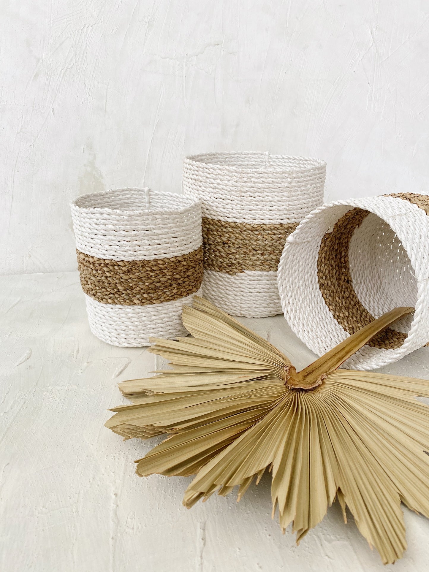 Set of 3 Seagrass Baskets