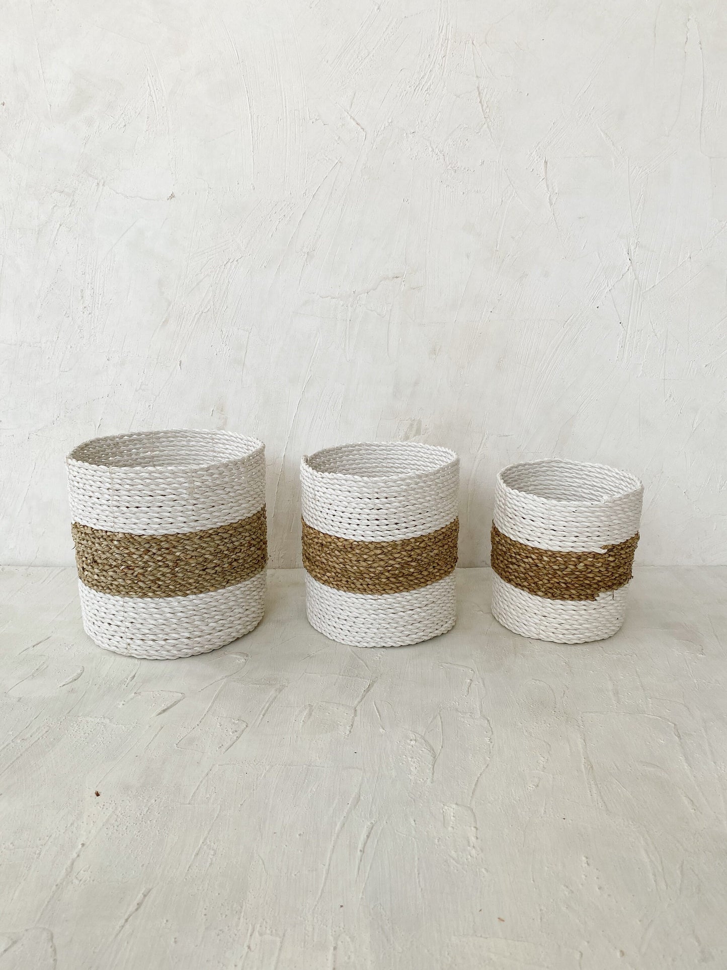 Set of 3 Seagrass Baskets