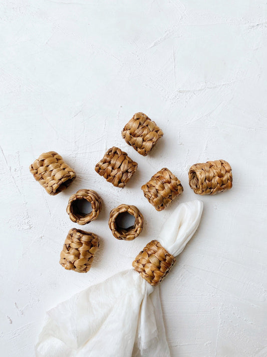 Set of Water Hyacinth Napkin Ring