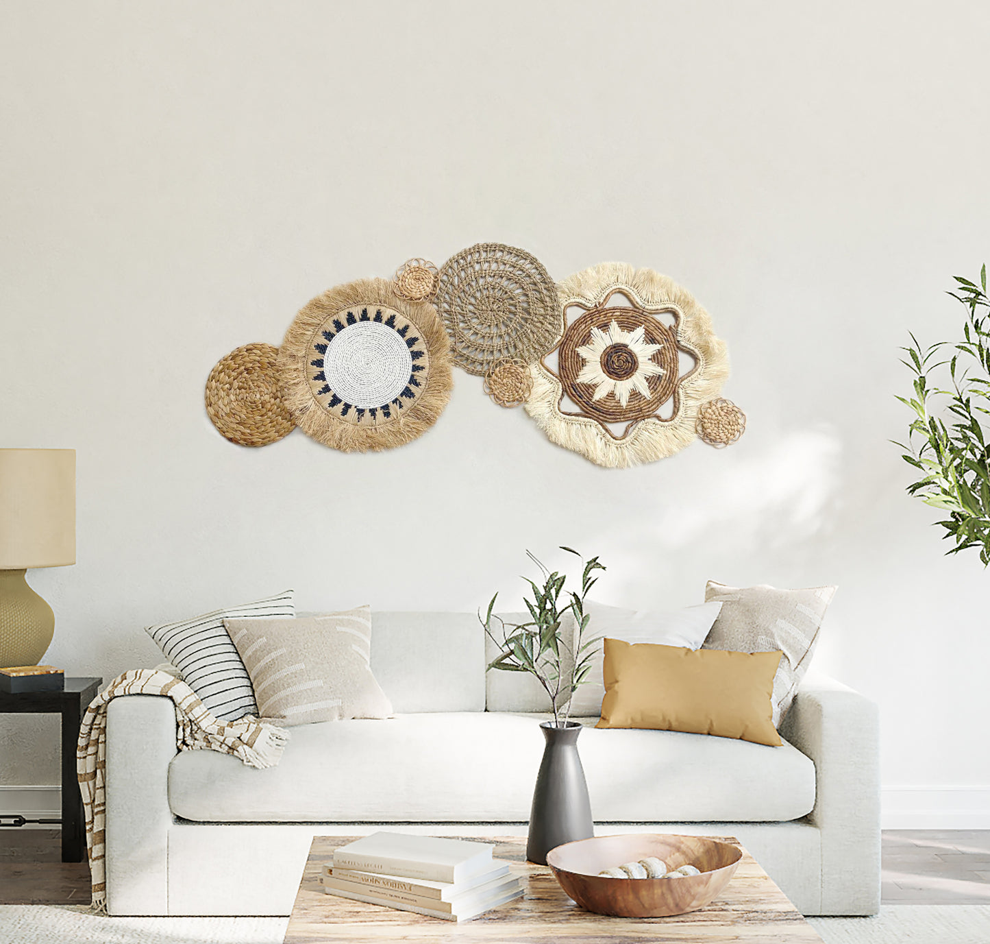 Set of 7 Natural Wall Decor