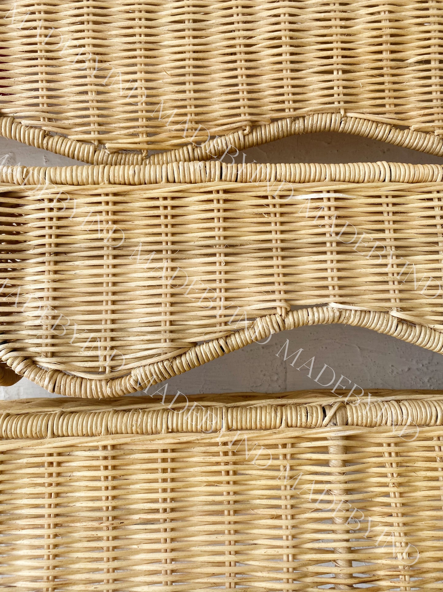 Rattan Wave Window Pelmet