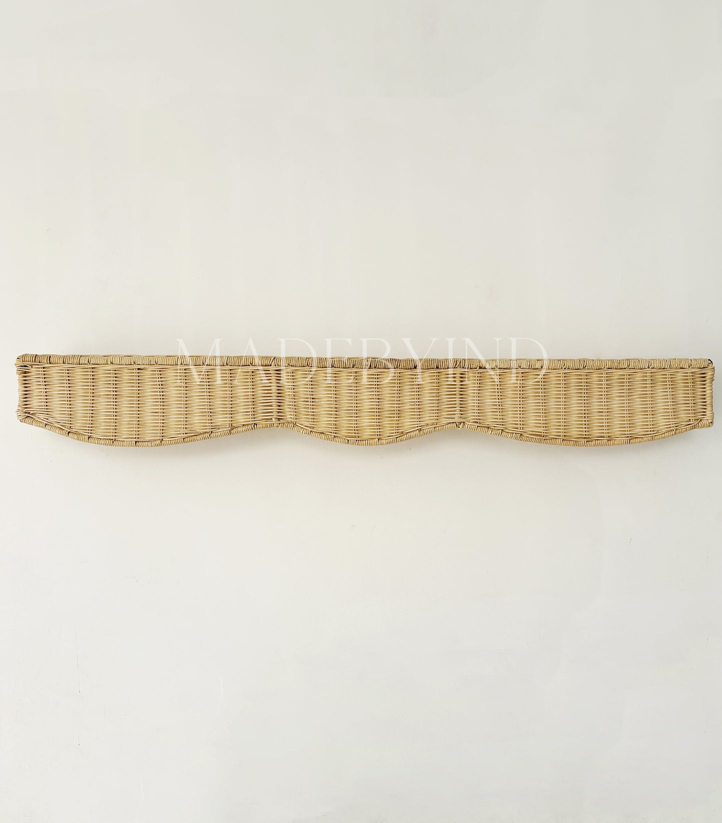Classic Scalloped Rattan Pelmet