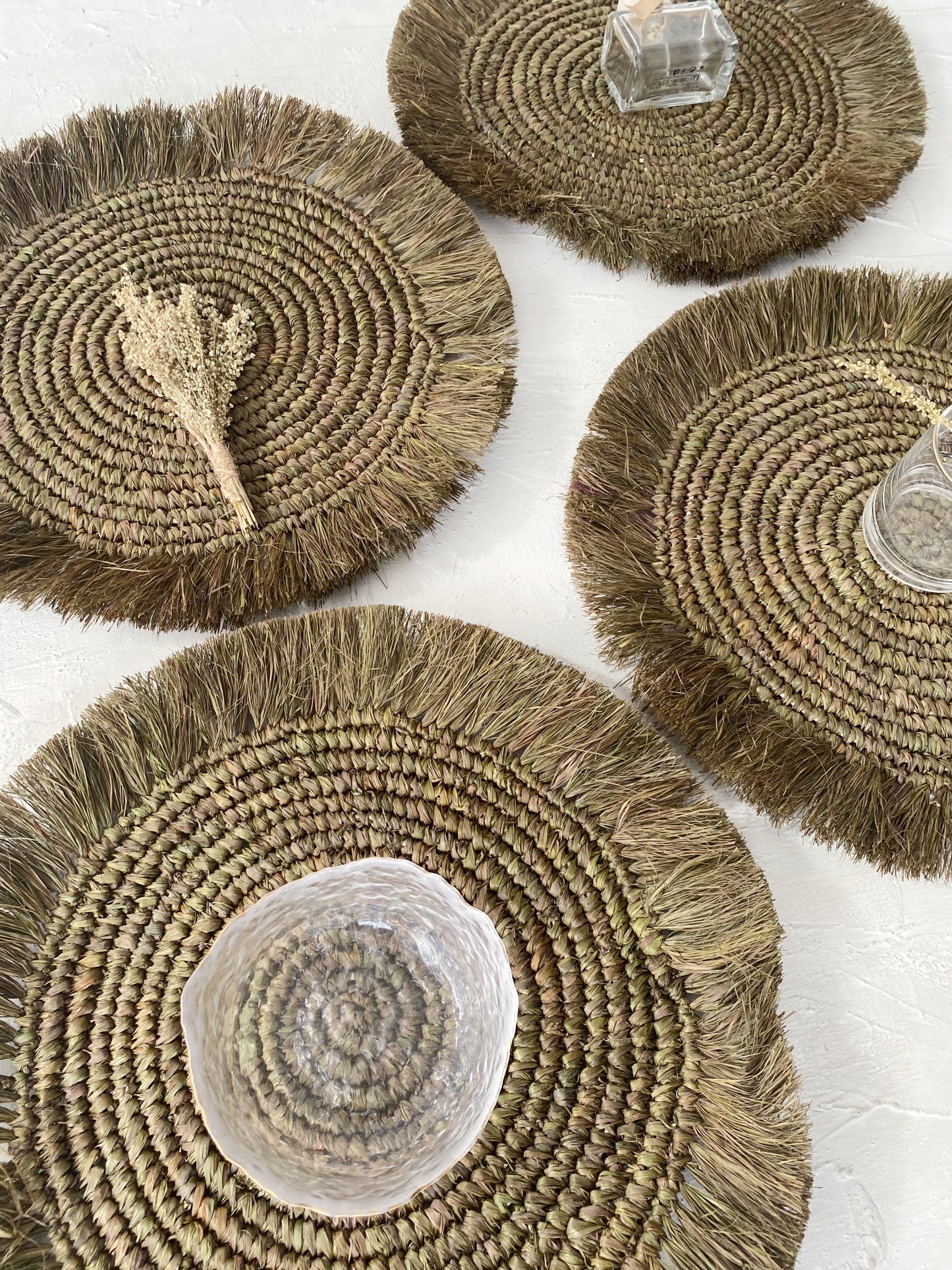 Moss Raffia Placemats