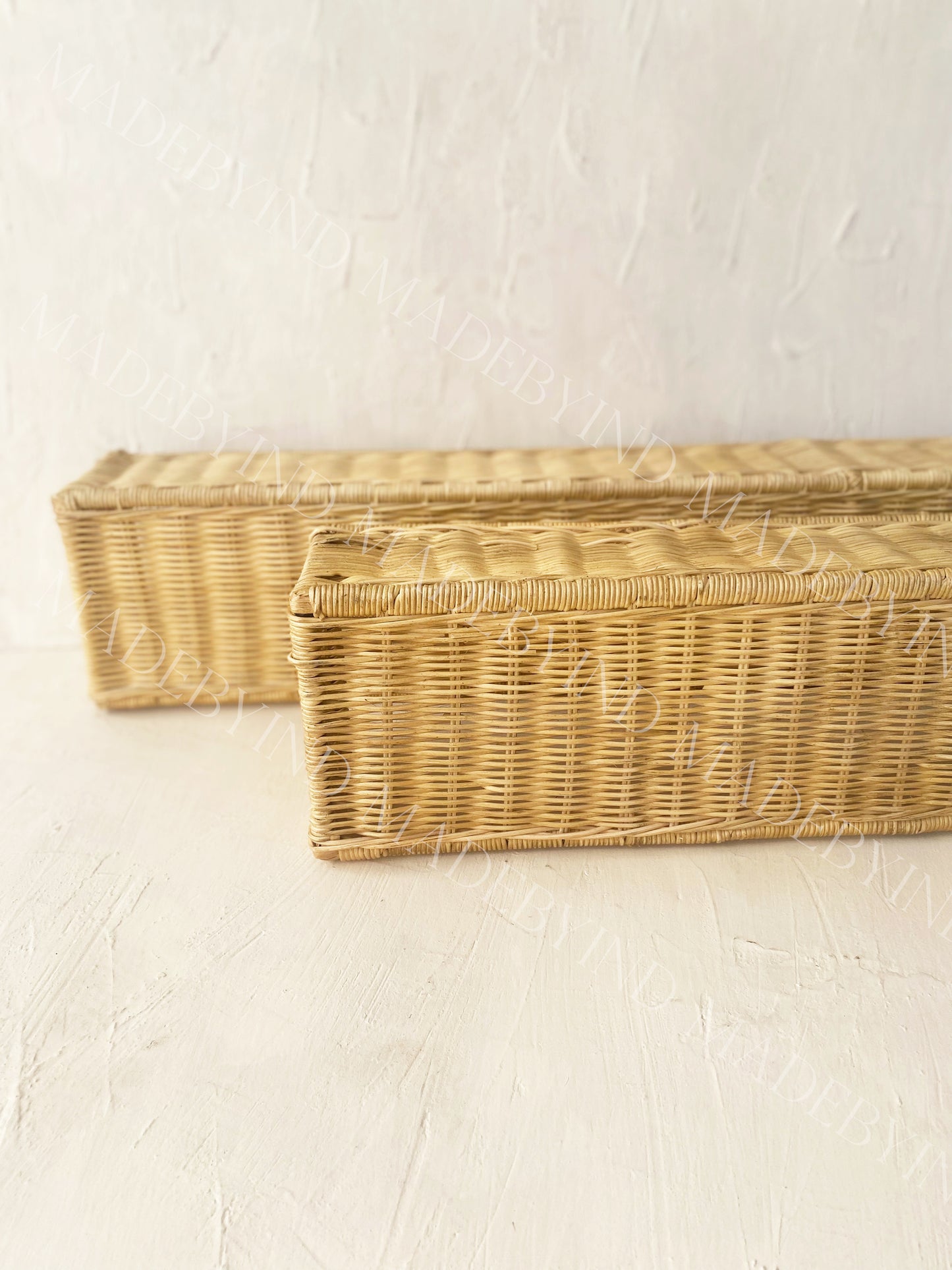 Rattan Straight Window Pelmet