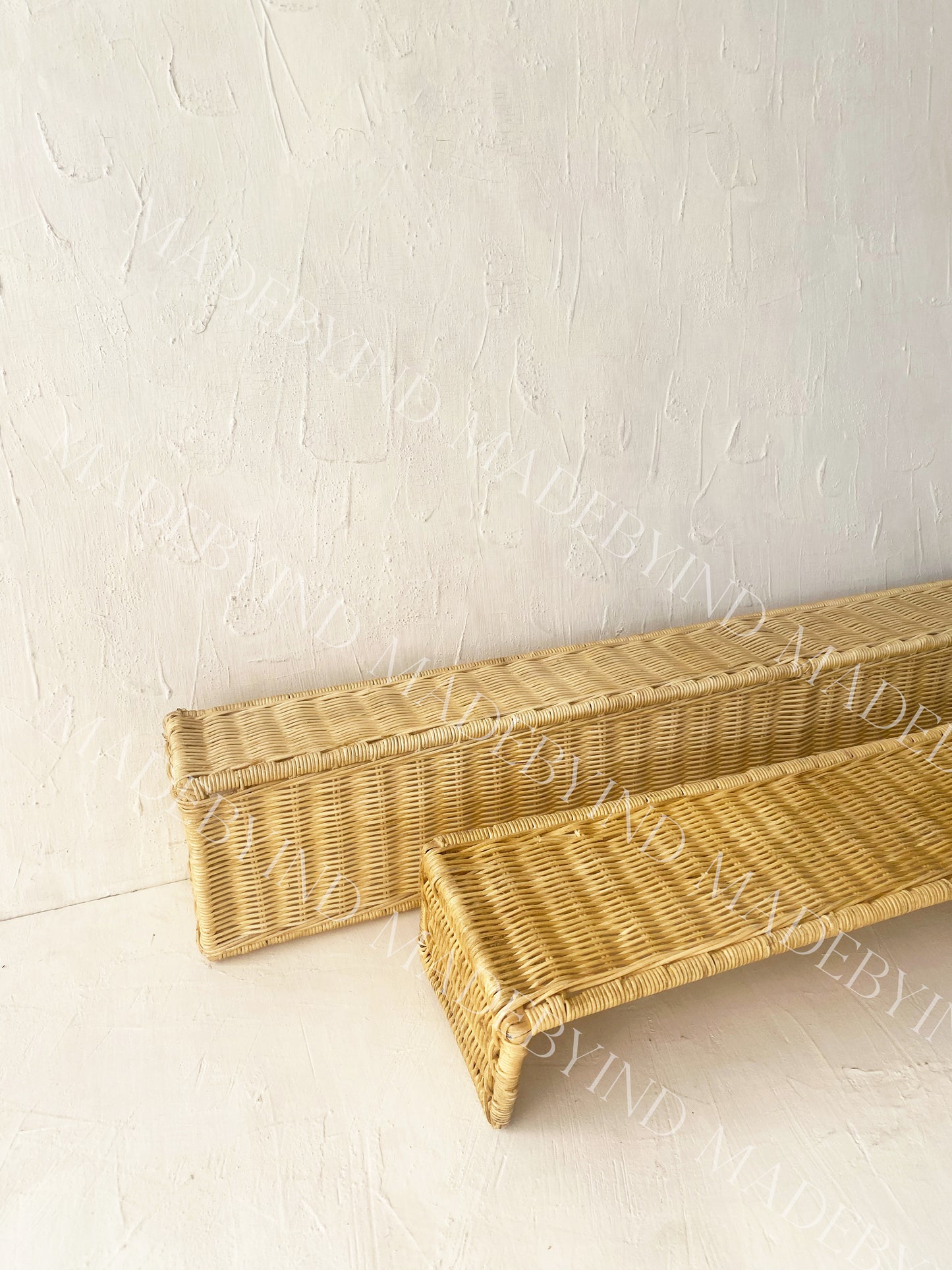 Rattan Straight Window Pelmet