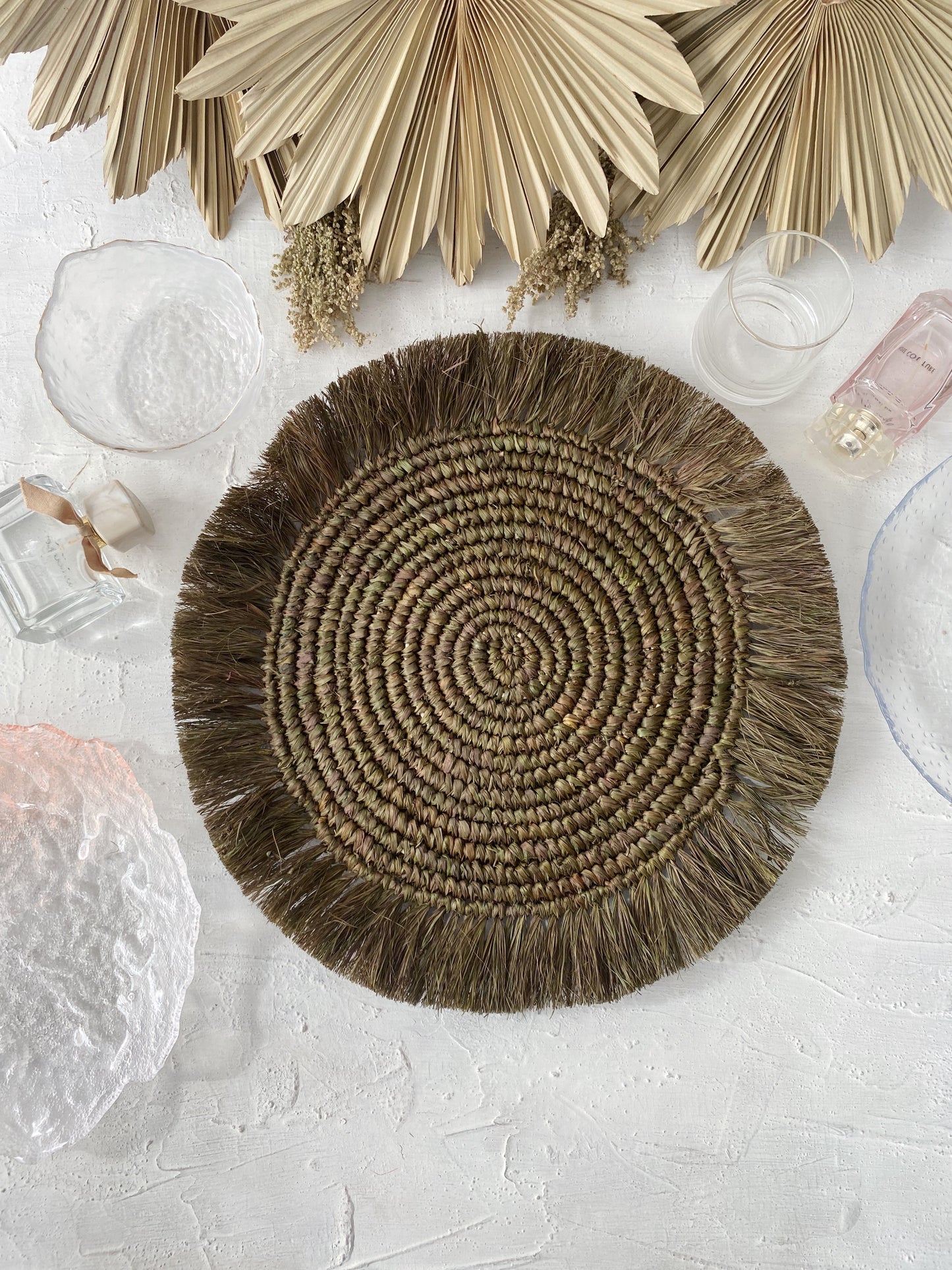 Moss Raffia Placemats