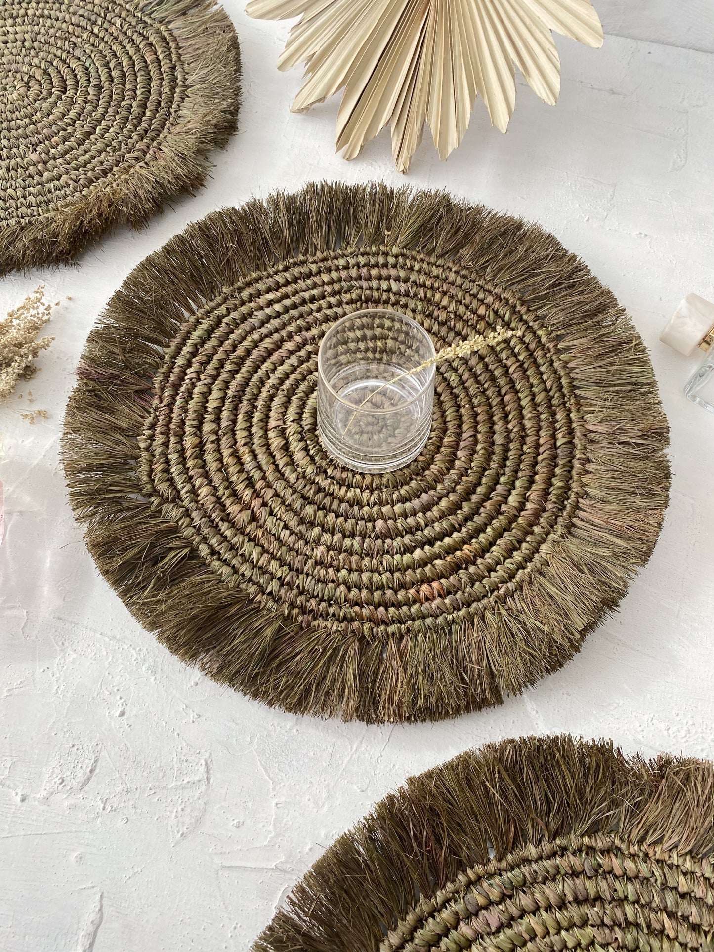 Moss Raffia Placemats