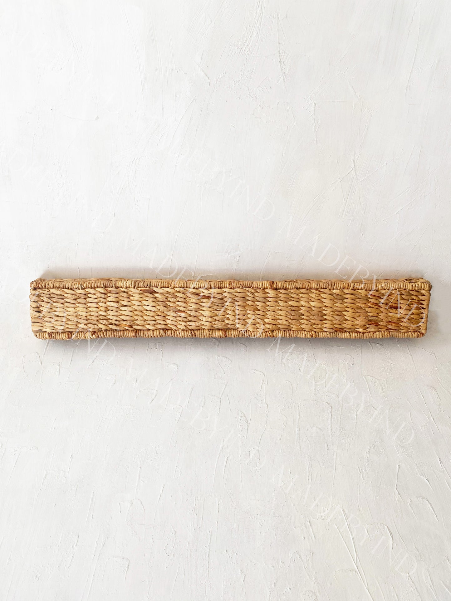 Straight Water Hyacinth Window Pelmet