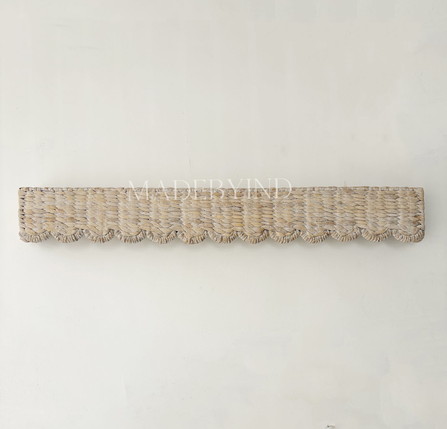 White Water Hyacinth Window Valance