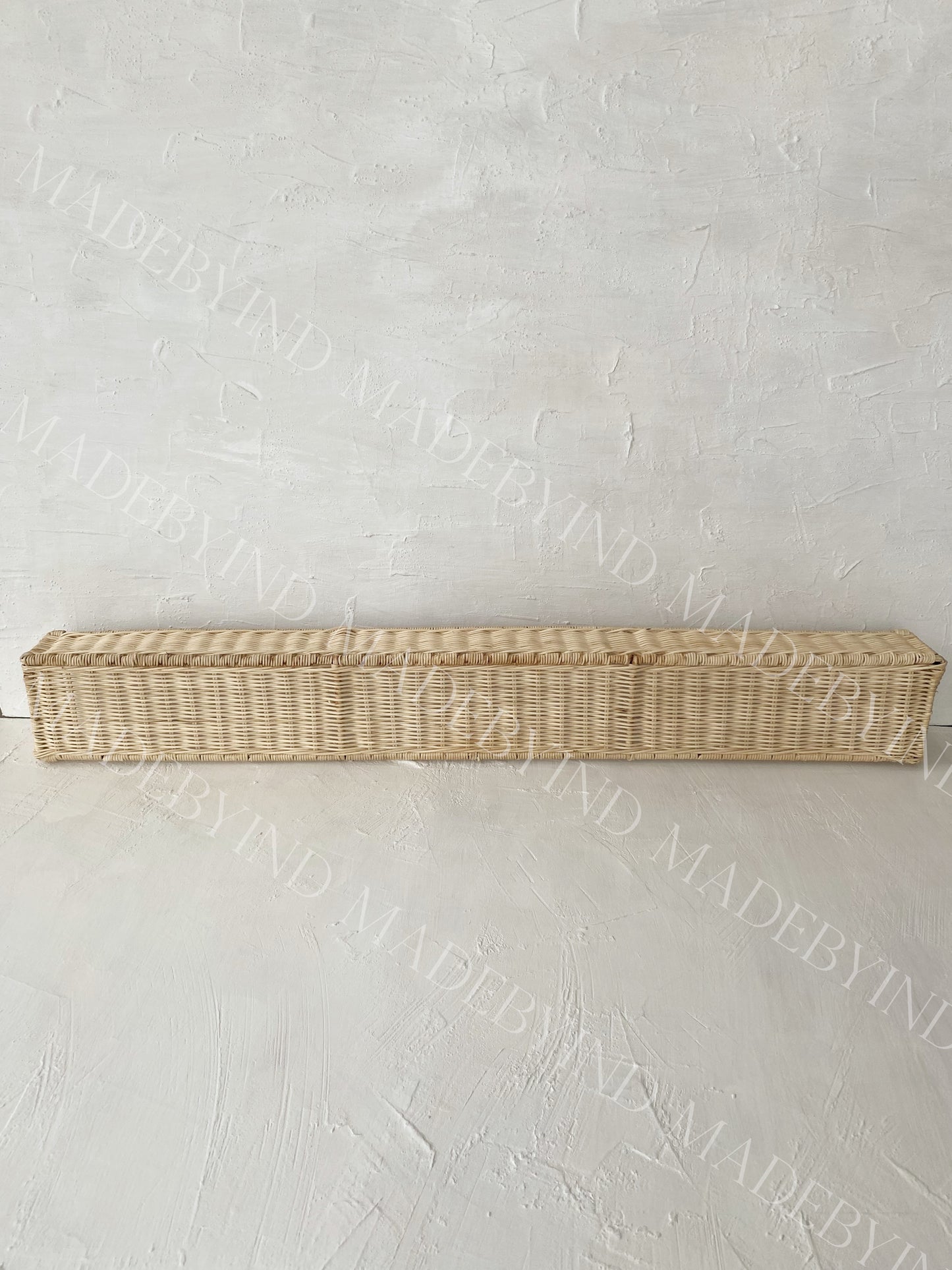 Rattan Straight Window Pelmet