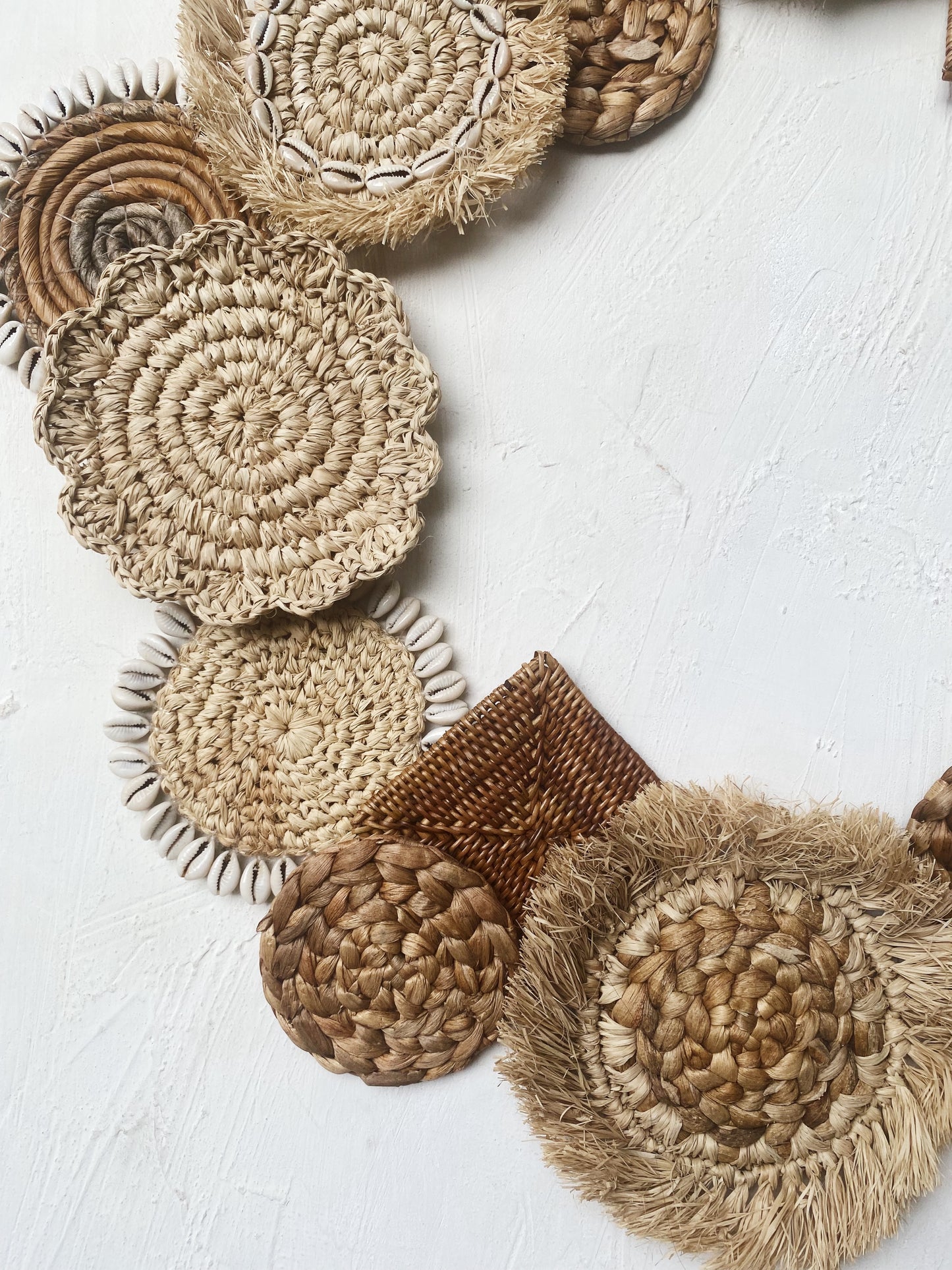 Mini 18 Wall Basket Set like Wreath for Nursery Room