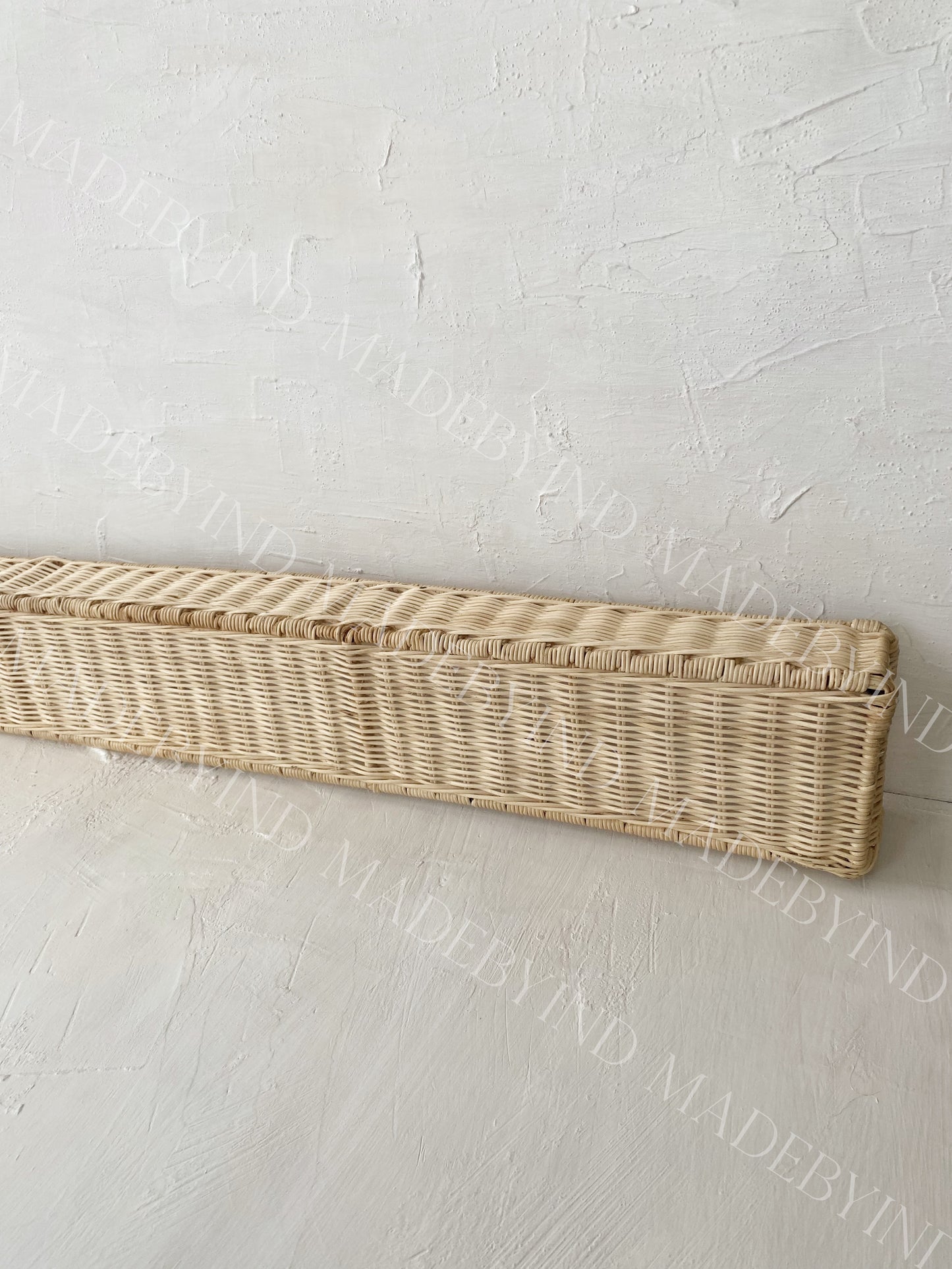 Rattan Straight Window Pelmet