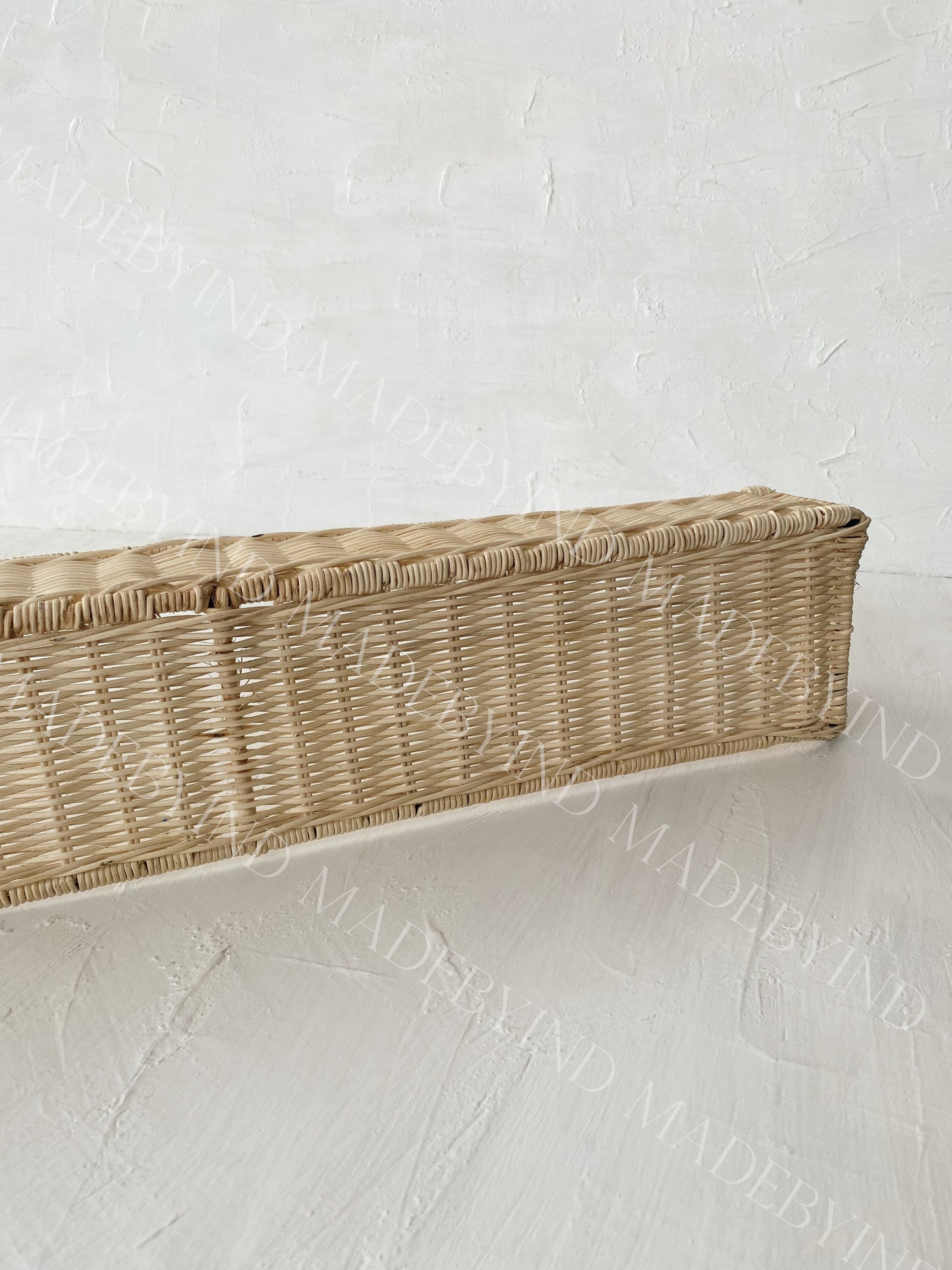 Rattan Straight Window Pelmet