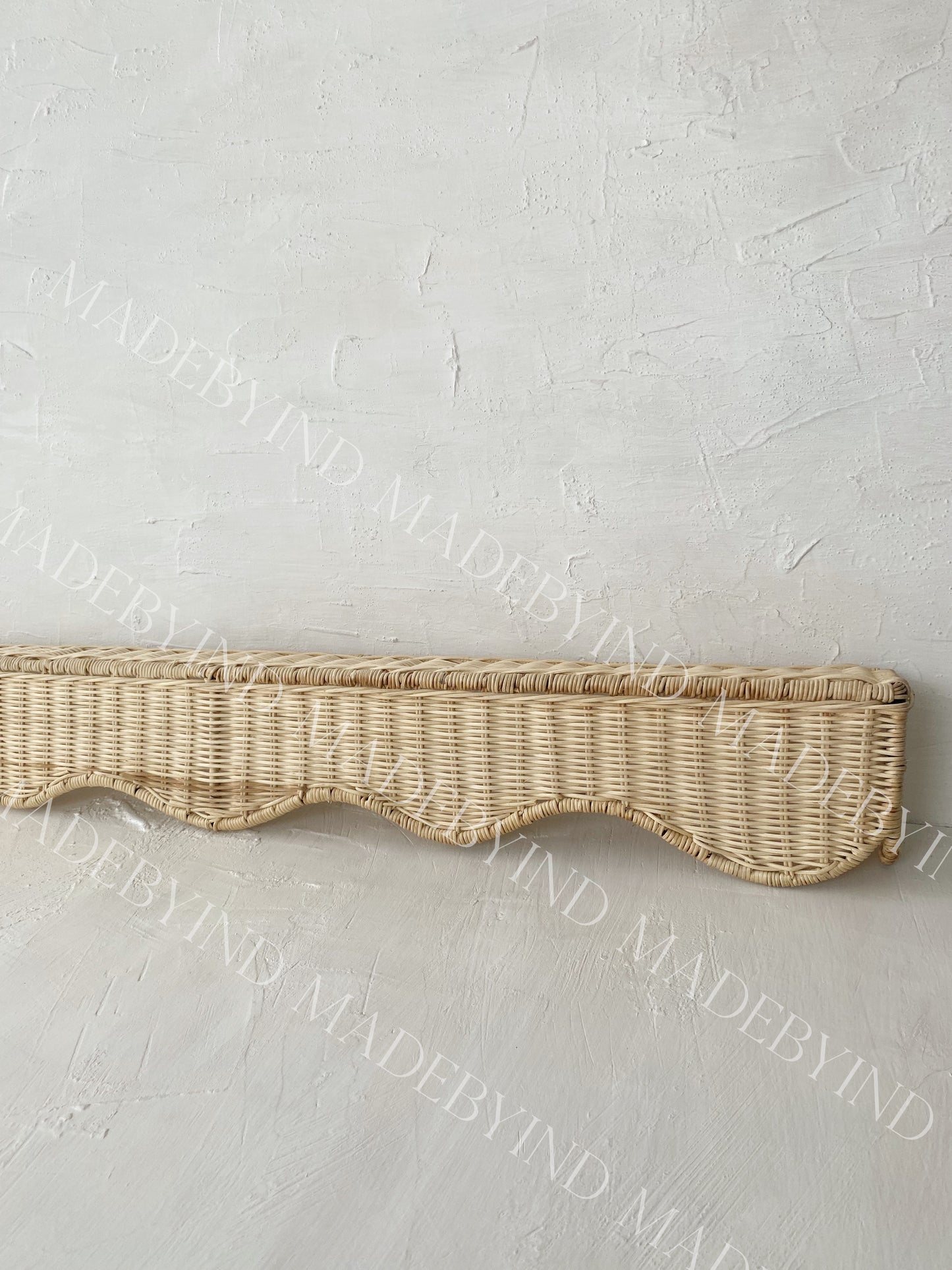Rattan Wave Window Pelmet
