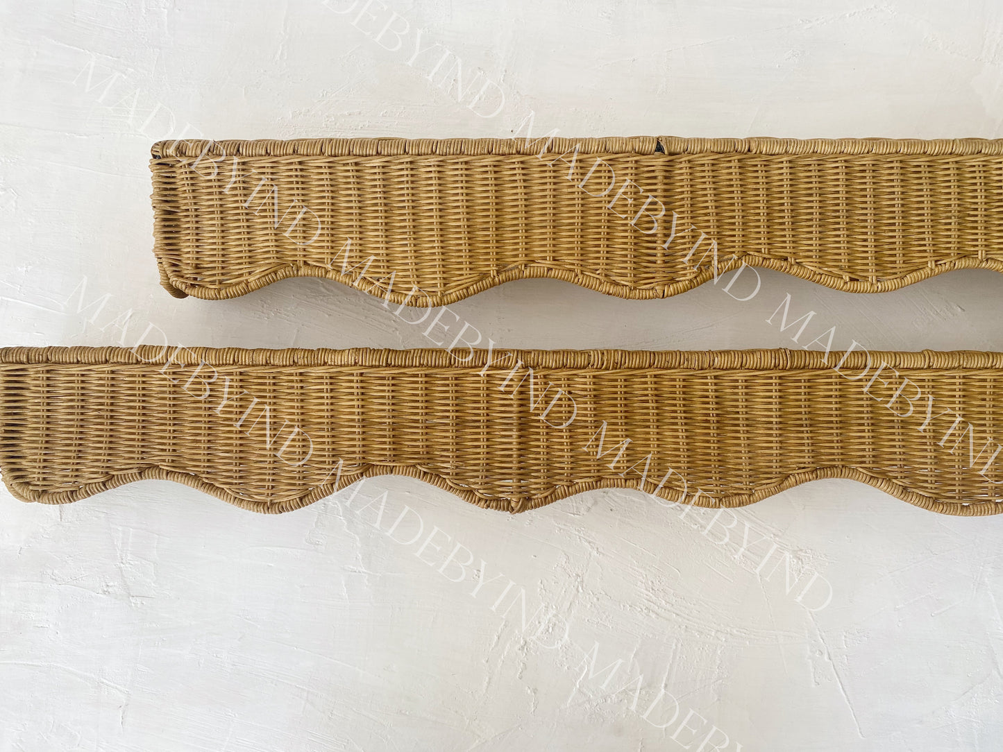 Rattan Wave Window Pelmet