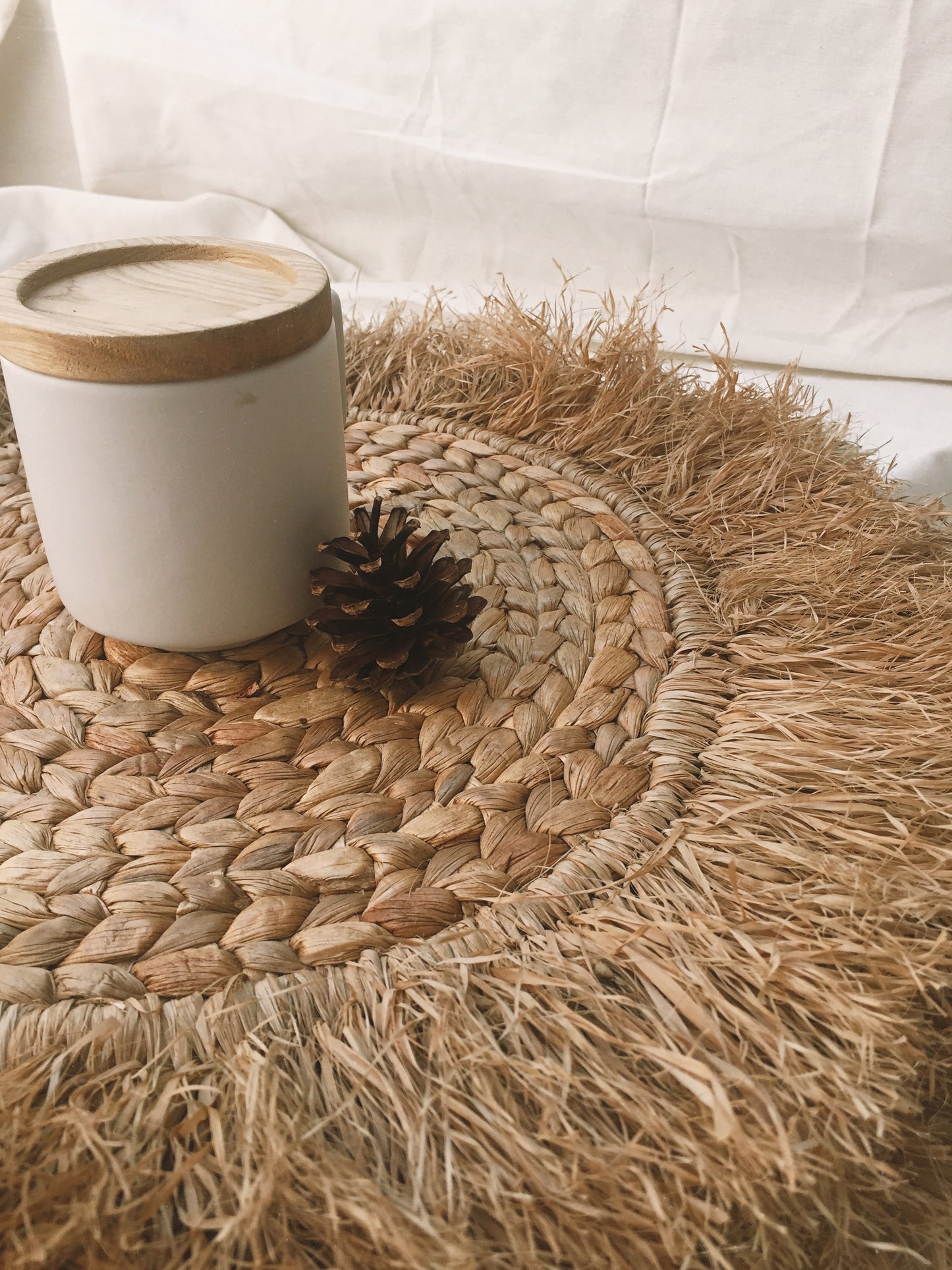 Water Hyacinth Natural Fringe