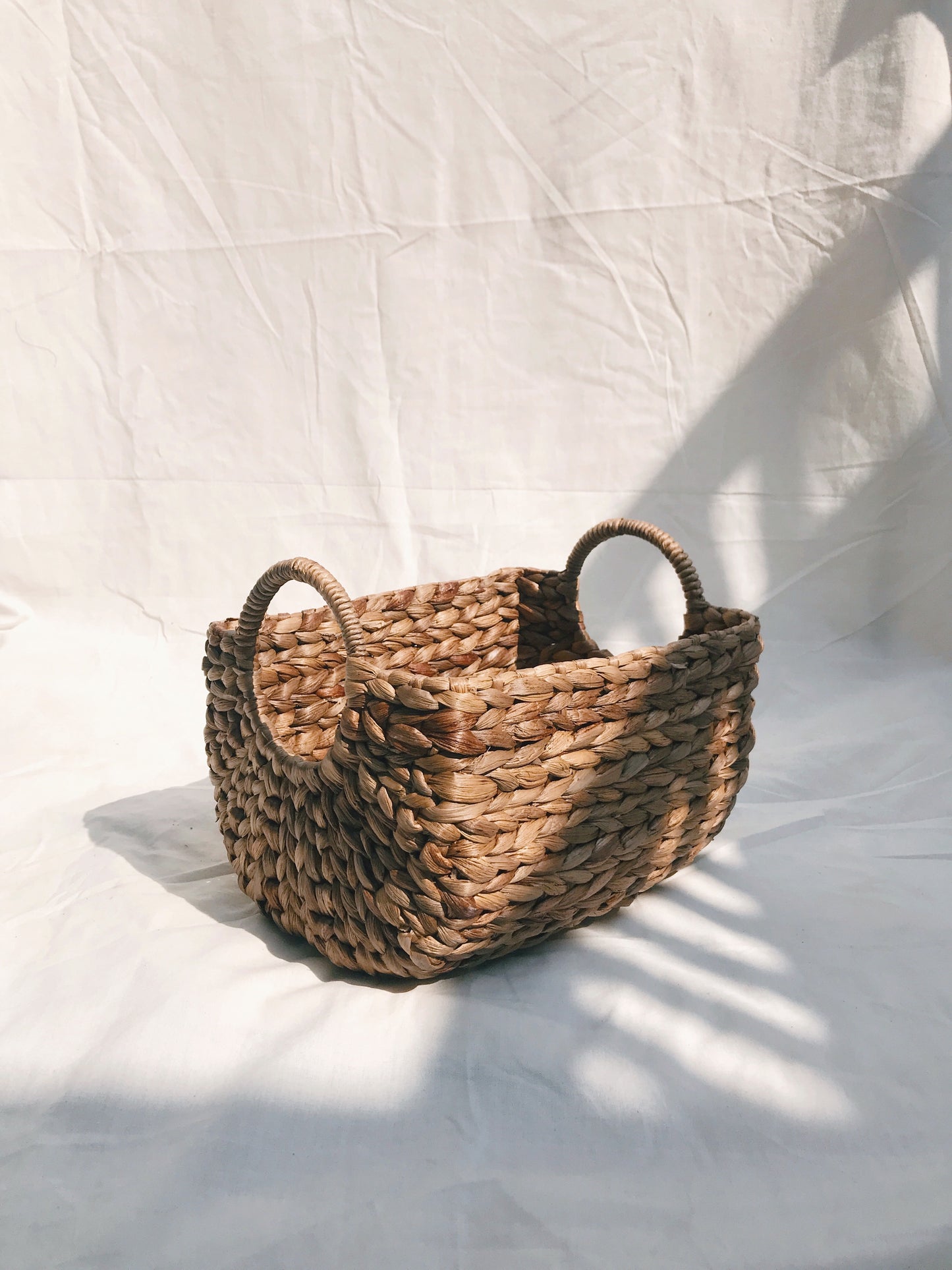 Set of 2 Hyacinth Basket Storage