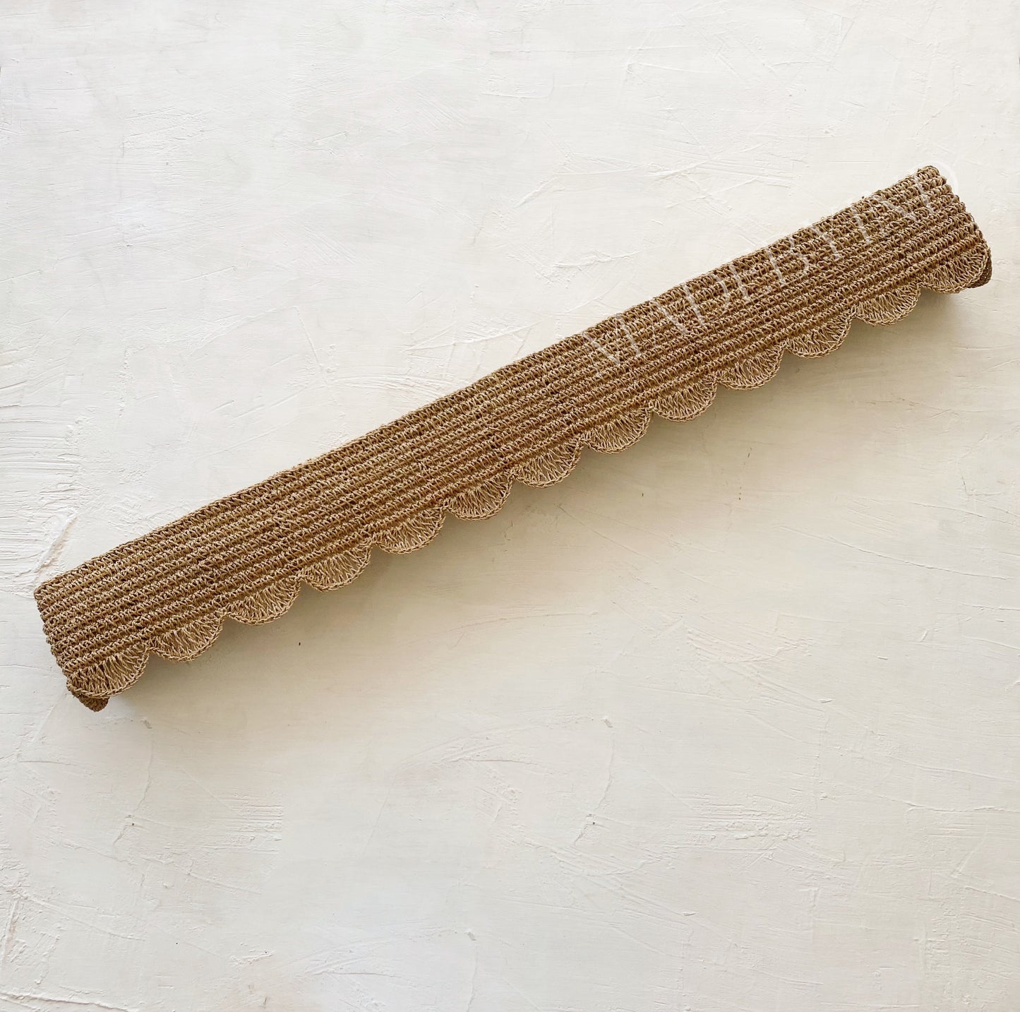 Raffia Scallop Window Pelmet