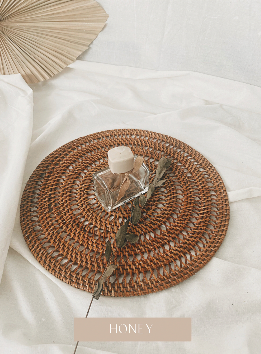 Swirl Rattan Placemats & Wall Decor