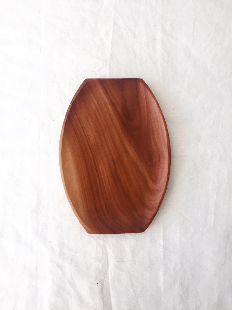 Wood Oval Plate