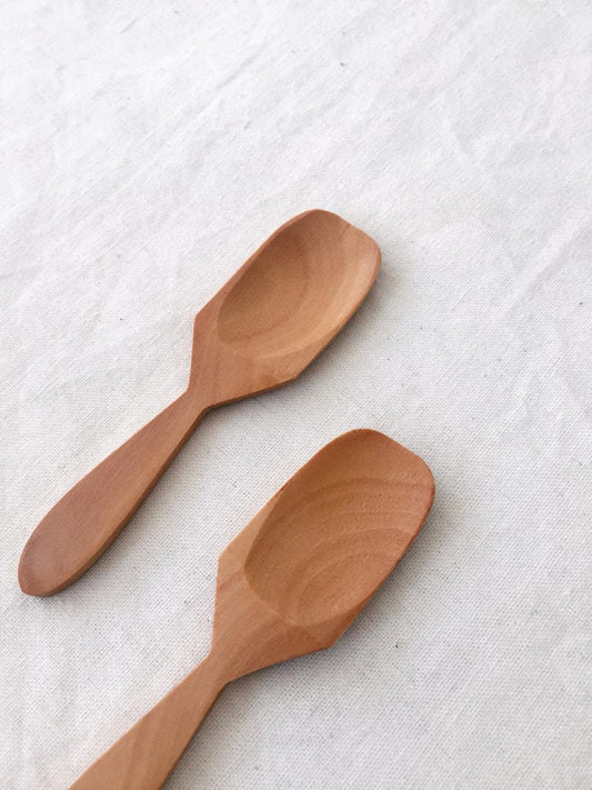 Wooden Dessert Spoon