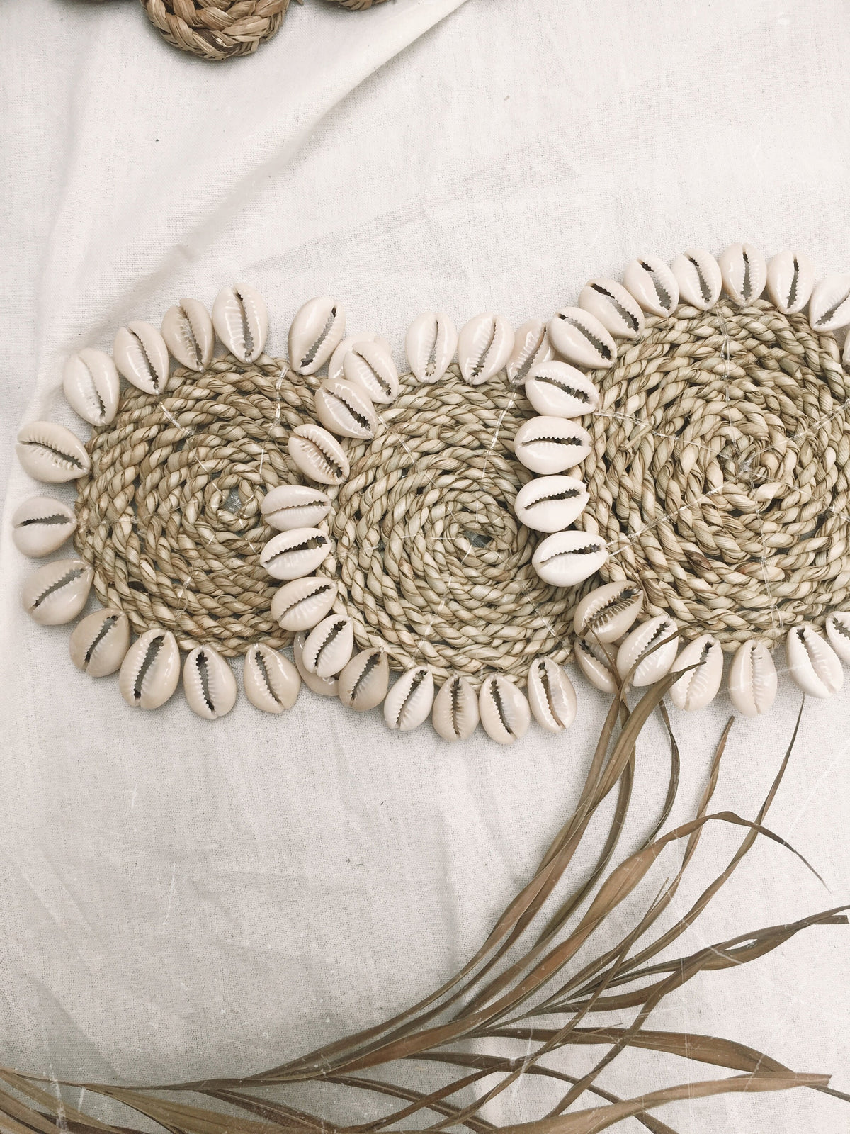 Shell Caoster Set of Natural Shell Coaster – madebyind