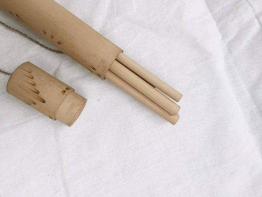 Set of Bamboo Straw