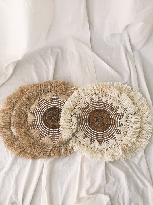 Banana Bark Fringe Wall Decor